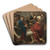 Christ Among The Doctors by Dirck Van Baburen Art Drink Coaster set