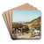 At the Wadi by Victor Huguet Art Drink Coaster set