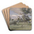 Schlo Albrechtsberg by Rudolf Ribarz Art Drink Coaster set