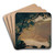 Der Nemisee by Jean-Baptiste-Camille Corot Art Drink Coaster set