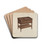 Wash-stand by Eugene R. Szepessy Drink Coasters - set of 4