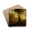 Italianate landscape at sunset, with travelers on a country road by Jan Both Drink Coasters - set of 4