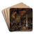 A Village Wedding by Jan Steen Art Drink Coaster set