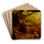 The Tempest by Albert Pinkham Ryder Art Drink Coaster set The Tempest by Albert Pinkham Ryder Art Drink Coaster set
