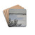 Snowy landscape by August Hagborg Drink Coasters - set of 4