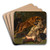 Help in Time by Charles Verlat Art Drink Coaster set