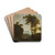 Extensive landscape with a shepherd and shepherdess and their flock by Thomas Jones Drink Coasters - set of 4 Extensive landscape with a shepherd and shepherdess and their flock by Thomas Jones Drink Coasters - set of 4