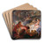 The Adoration of the Shepherds by Jean Baptiste Marie Pierre Art Drink Coaster set