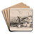 Demolition of Old London Bridge by Edward William Cooke Art Drink Coaster set
