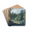 Viehtrnke im Wald, links ein Jger by Anton Radl Drink Coasters - set of 4 Viehtrnke im Wald, links ein Jger by Anton Radl Drink Coasters - set of 4