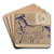 Jug by Yolande Delasser Art Drink Coaster set