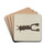 Spur by William Kieckhofel Drink Coasters - set of 4
