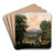 Landscape by Francesco Zuccarelli Art Drink Coaster set