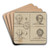 L'art de dessiner de Maistre Jean Cousin Pl.05 by Jean Cousin the Younger Art Drink Coaster set L'art de dessiner de Maistre Jean Cousin Pl.05 by Jean Cousin the Younger Art Drink Coaster set