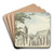 Kerk te Warmond by Hendrik Tavenier Art Drink Coaster set