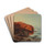 Motiv aus Helgoland by August Schaeffer von Wienwald Drink Coasters - set of 4 Motiv aus Helgoland by August Schaeffer von Wienwald Drink Coasters - set of 4
