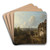 View on Monmartre by Johan Barthold Jongkind Art Drink Coaster set