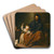 The Holy Family In An Interior by Bartolom Estebn Murillo Art Drink Coaster set The Holy Family In An Interior by Bartolom Estebn Murillo Art Drink Coaster set