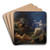 The Vision of the Prophet Ezekiel by Ditlev Blunck Art Drink Coaster set