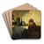 Maternal Joy by Adolf Von Becker Art Drink Coaster set