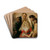 Franz von Lenbach with his wife and daughters by Franz von Lenbach Drink Coasters - set of 4
