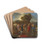 The Baptism of Christ by Nicolas Poussin Drink Coasters - set of 4 The Baptism of Christ by Nicolas Poussin Drink Coasters - set of 4