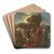 The Baptism of Christ by Nicolas Poussin Art Drink Coaster set The Baptism of Christ by Nicolas Poussin Art Drink Coaster set