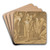 Saint Homobono by Avanzino Nucci Art Drink Coaster set
