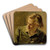 Portrait Of A Young Man by Albert Edelfelt Art Drink Coaster set Portrait Of A Young Man by Albert Edelfelt Art Drink Coaster set