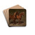 Two horses by Jzef Brodowski Drink Coasters - set of 4 Two horses by Jzef Brodowski Drink Coasters - set of 4