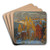 Golden autumn by Konstantin Ivanovich Gorbatov Art Drink Coaster set