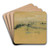Landscape by John Henry Twachtman Art Drink Coaster set