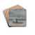 Bathing Hut on the Beach by James Ensor Drink Coasters - set of 4