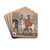 A Gentleman on a Managed Horse Riding Out With a Lady by James Seymour Drink Coasters - set of 4 A Gentleman on a Managed Horse Riding Out With a Lady by James Seymour Drink Coasters - set of 4