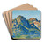 Die Dents Blanches by Ferdinand Hodler Art Drink Coaster set