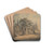 The Bayswater Turnpike by Thomas Hearne Drink Coasters - set of 4