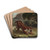 Tiger and Snake by Eugne Delacroix Drink Coasters - set of 4