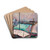 Les Barques by Raoul Dufy Drink Coasters - set of 4 Les Barques by Raoul Dufy Drink Coasters - set of 4