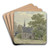 Chapel near Ockstadt by Carl Theodor Reiffenstein Art Drink Coaster set
