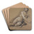 Reclining Male Nude by Louis de Boullogne the Younger Art Drink Coaster set