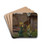 Landscape study  Mulleins in front of a cottage by Stanisaw Straszkiewicz Drink Coasters - set of 4