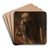 Saul and David by Rembrandt van Rijn Art Drink Coaster set