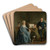 Music-making family by Adriaan de Lelie Art Drink Coaster set