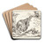 Titelblad til Lver by Marcus de Bye Art Drink Coaster set