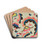 Bedspread by E. Boyd Drink Coasters - set of 4 Bedspread by E. Boyd Drink Coasters - set of 4