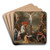 Crucifixion by Simon de Vos Art Drink Coaster set