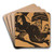 Liegende Frau by Ernst Ludwig Kirchner Art Drink Coaster set Liegende Frau by Ernst Ludwig Kirchner Art Drink Coaster set