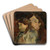Figures in an Interior by Paul Gauguin Art Drink Coaster set