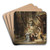 Children Playing With The Favorite Pets by Eugne Isabey Art Drink Coaster set