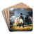 Napoleon In Charleroi June 1815 by Horace Vernet Art Drink Coaster set